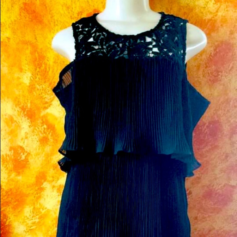 Black embroidery dress 
New I’m selling on my Facebook store